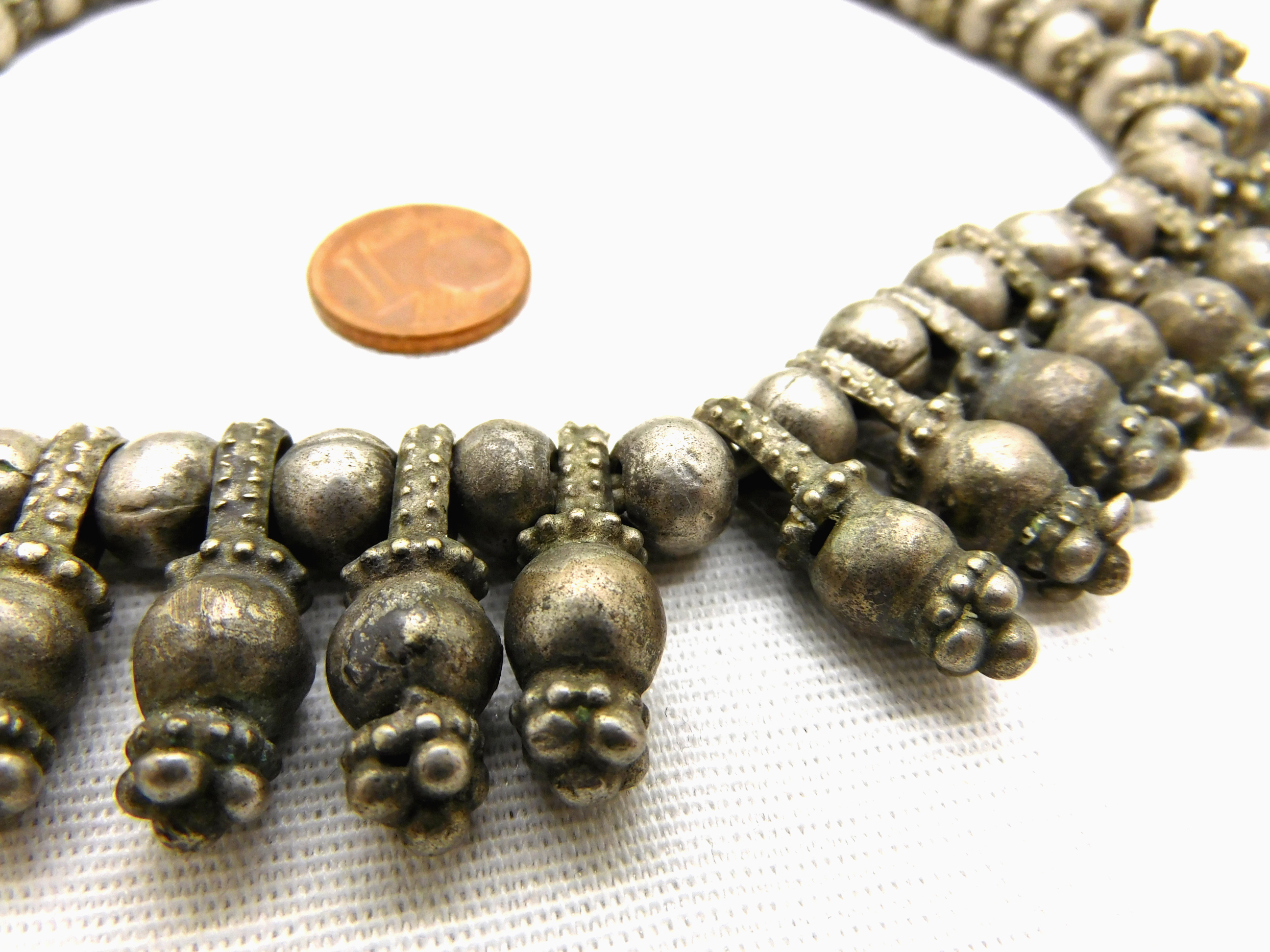 Yemeni silver bead beads and pendants set