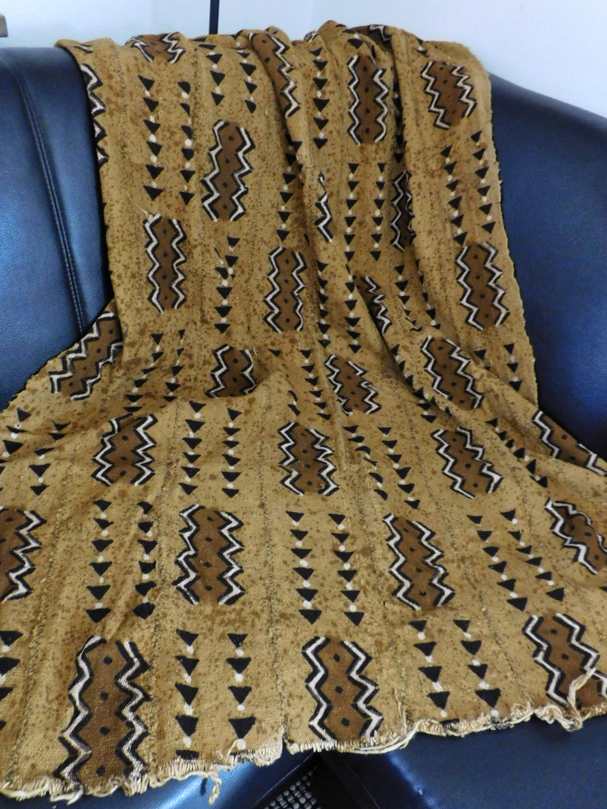 Bogolan Schlammtuch Mudcloth afrikanische Decke Plaid