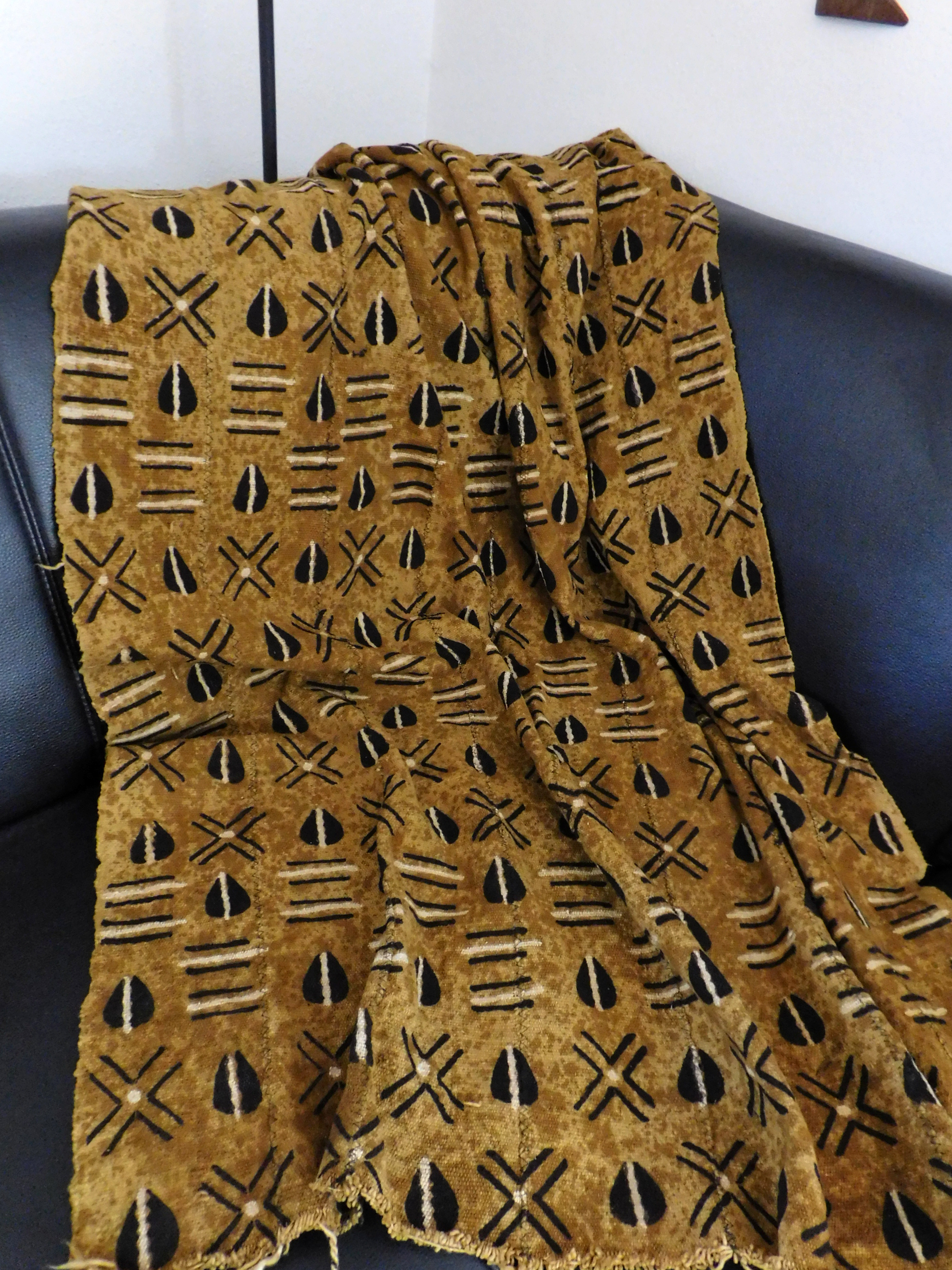 Bogolan Schlammtuch Mudcloth afrikanische Decke Plaid