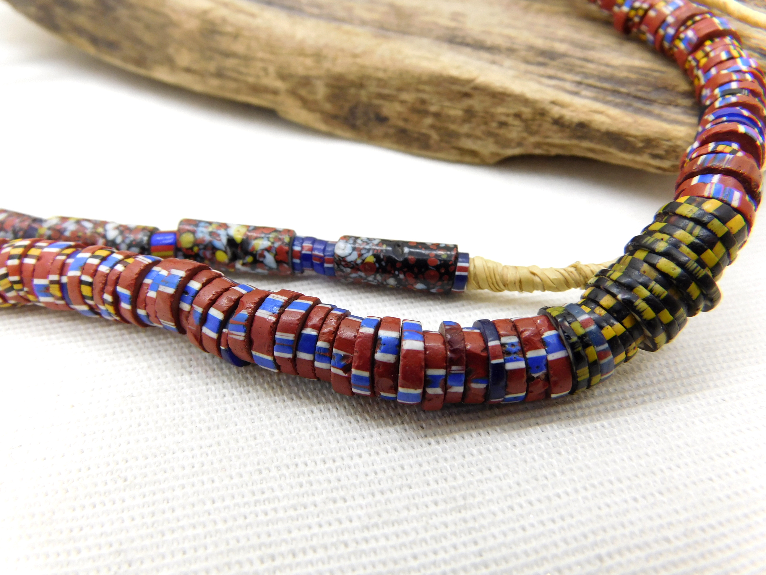Aja beads from the African trade, vintage glass beads from Venice